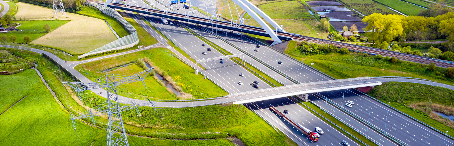 Weg van boven