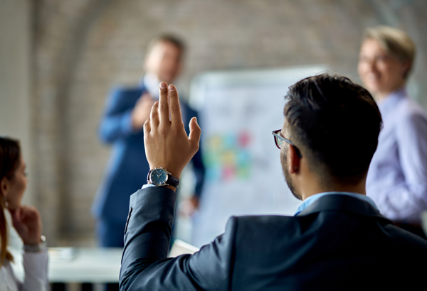 Vraag tijdens training